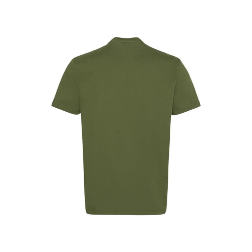 Calvin Klein T-shirt homme vert olive à manches courtes en coton et col rond classique
