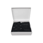 Calvin Klein socks in a white box for the Calvin Klein Set of Three Black Socks