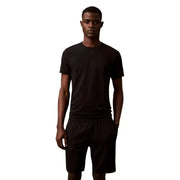 Calvin Klein Sous-vêtements homme noirs à manches courtes et col rond en coton t-shirt idéal pour un confort quotidien