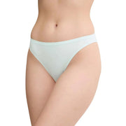 Calvin Klein Culotte bikini bleu clair pour femme, en polyamide vert menthe délicat à la texture douce et extensible