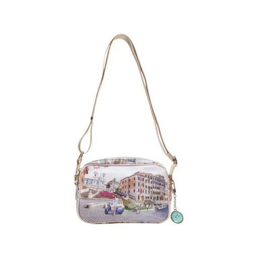 Venice Cityscape Shoulder Bag with cityscape print and crossbody strap for stylish use