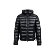 Doudoune Colmar Originals pour homme, noire, à capuche et matelassée, vue de face