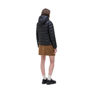 Doudoune matelassée noire à capuche Colmar Originals pour femme, en matière isolante pour temps froid
