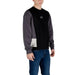 Color-blocked crewneck sweatshirt from EA7 for men, ideal for spring and summer fashion