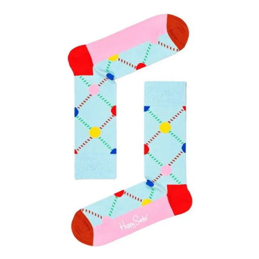 Colorful patterned socks featuring vibrant designs for stylish and fun fashion