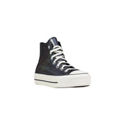 Converse black glitter high-top platform sneakers for women