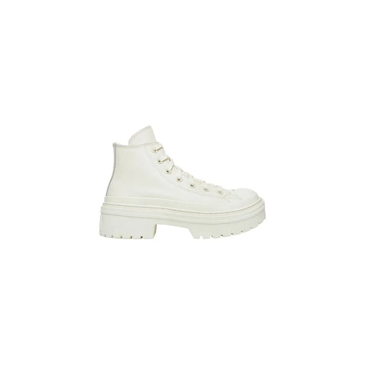 Converse talons hauts en cuir blanc pour femmestop baskets à semelle compensée épaisse pour un style décontracté et stylé