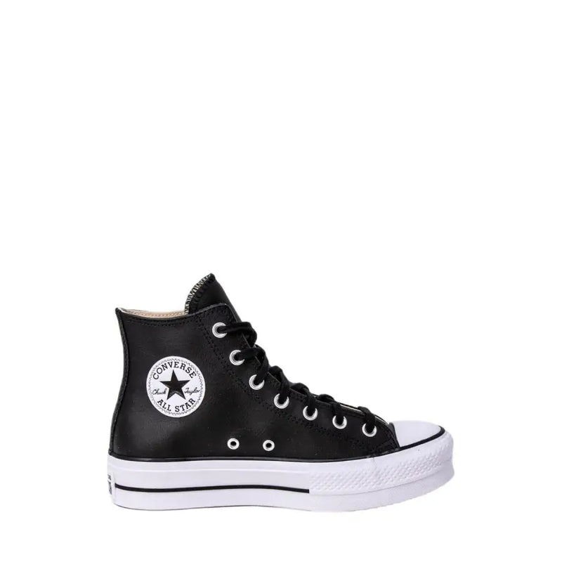 Converse Women White Platform High-Top Sneakers with Star Logo
