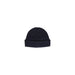 Dark blue knit beanie product image showcasing a stylish winter accessory