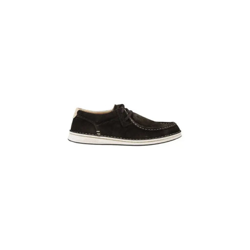 Dark brown suede moccasin shoe from Black and Brown Suede Casual Shoes collection