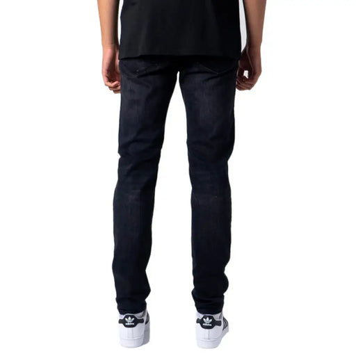 Dark wash Jack and Jones Men’s Black Jeans for Fall Winter fashion collection