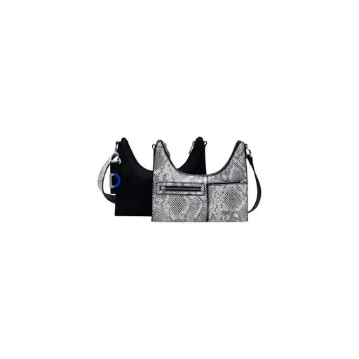 Desigual Black Zip Accessory Bag for Fall Winter with shoulder bags featuring front and side pockets