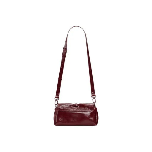 Sac bandoulière Desigual Bordeaux pour femme, en cuir bordeaux avec bouton