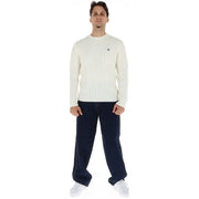 Dickies Jean homme couleur crème, en maille côtelée, avec petit logo brodé sur la poitrine gauche, vue de face