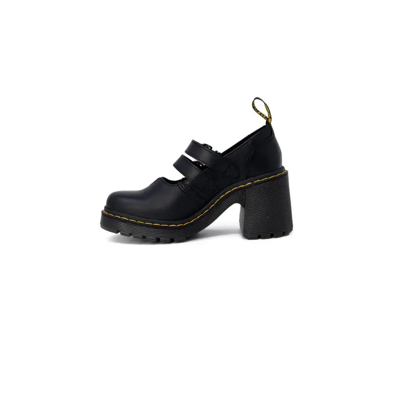 Dr. Martens Black Block Heel Lace Up Shoes Size 3