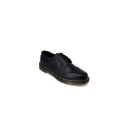 Chaussures brogues Dr Martens pour homme en cuir noir à lacets, avec surpiqûres jaunes et bout golf classique, pointure 3
