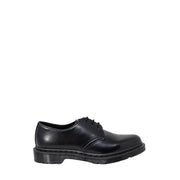 Chaussures Dr. Martens homme en cuir noir à lacets, pointure 3, montrant l'arrière de la chaussure