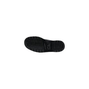 Bottes Dr. Martens pour homme en cuir noir à lacets, semelle en caoutchouc noir avec motif texturé et logo en relief