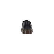 Mocassins Dr. Martens pour homme en cuir noir, montrant l'arrière de la chaussure