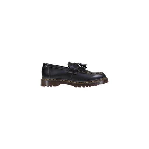 Mocassins en cuir noir pour homme de Dr. Martens, vus de dos