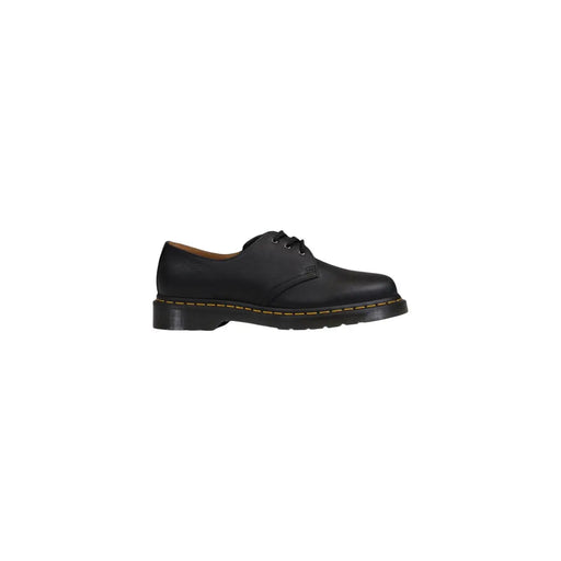 Chaussures Dr. Martens pour homme en cuir noir, modèle classique 1461, vue de l'arrière de la chaussure