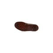 Semelle en cuir marron des chaussures Dr. Martens Lowell pour homme, en cuir Butterscotch, à lacets, avec semelle crantée et logo en relief