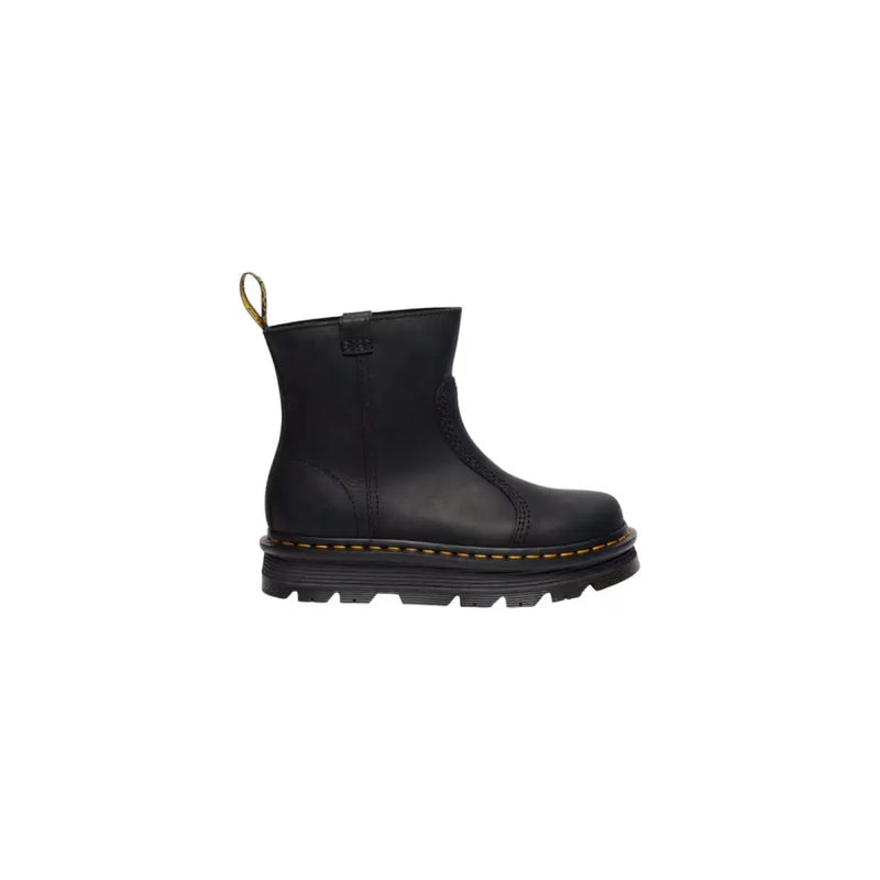 Dr. Martens womens black leather ankle boots
