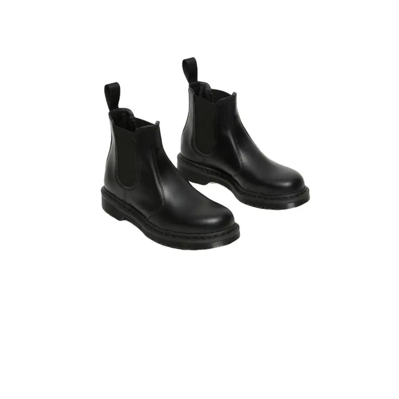 Dr. Martens womens black leather Chelsea boots with rubber soles