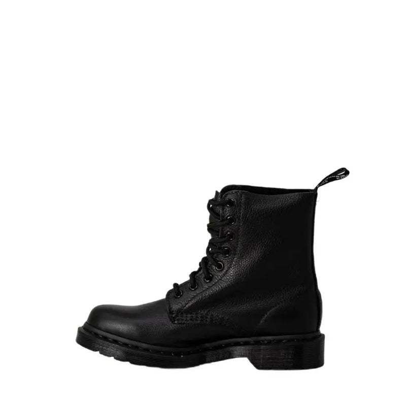 Dr. Martens womens black leather boots product display
