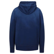 Sweat-shirt à capuche en coton bleu marine avec poignets et ourlet côtelés de Dsquared collection de plans pour hommes