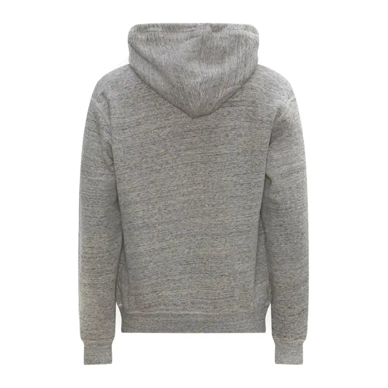 Dsquared Sweat-shirt à capuche gris pour homme en coton, doté d'un tissu texturé doux et de poignets côtelés.