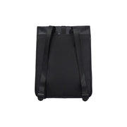 Ea7 Sac à dos pour homme en nylon noir avec bretelles réglables et design minimaliste, vue de face