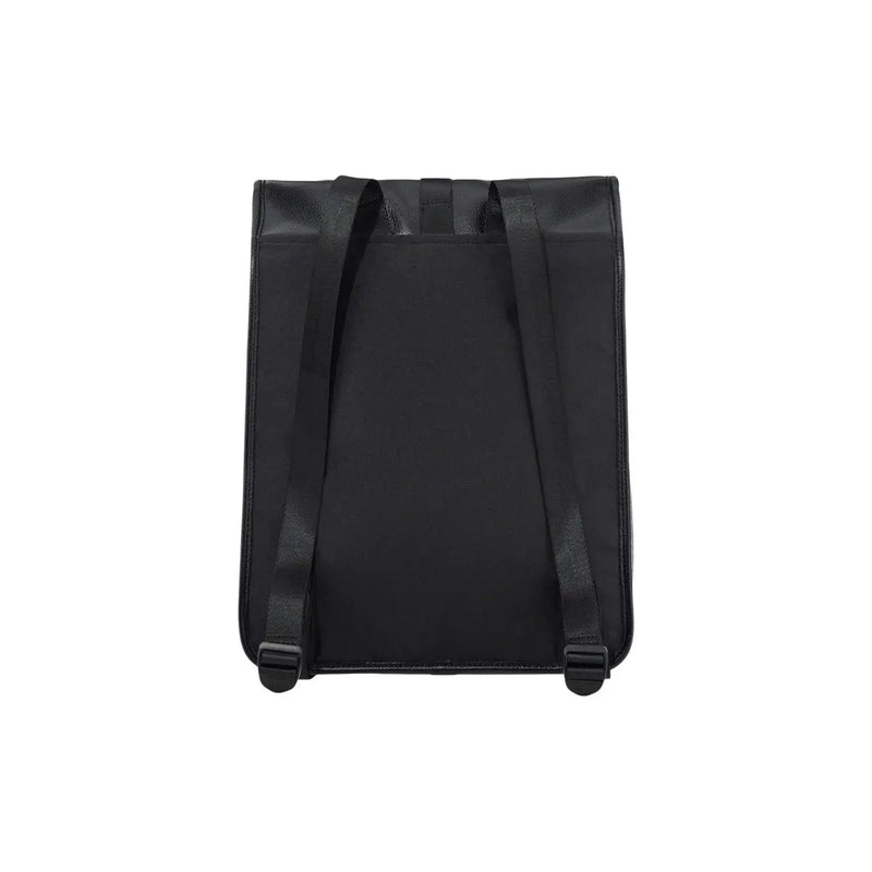 Ea7 Sac à dos pour homme en nylon noir avec bretelles réglables et design minimaliste, vue de face