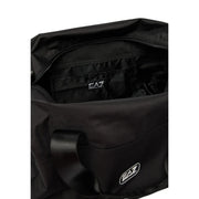 Ea7 Sac bandoulière noir pour femme, orné d'un logo discret et d'un design minimaliste, vue de profil
