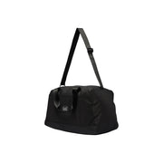 Sac bandoulière EA7 pour femme, noir, en tissu résistant et au design minimaliste, vue de face