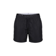 Maillot de bain homme Emporio Armani EA7 noir, short de bain avec ceinture à cordon, poches en polyester, référence 7M001689
