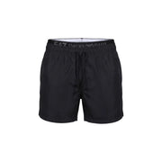 Black emporio armani ea7 men swimwear swim trunks with drawstring waistband polyester pockets 7m001689