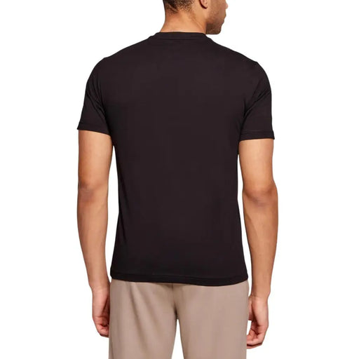 Ea7 T-shirt noir à manches courtes et col rond pour homme t-shirt confectionné dans un matériau confortable pour une tenue décontractée