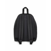 Sac à dos Eastpak pour homme en nylon noir, au design minimaliste et aux bretelles réglables, vue de face