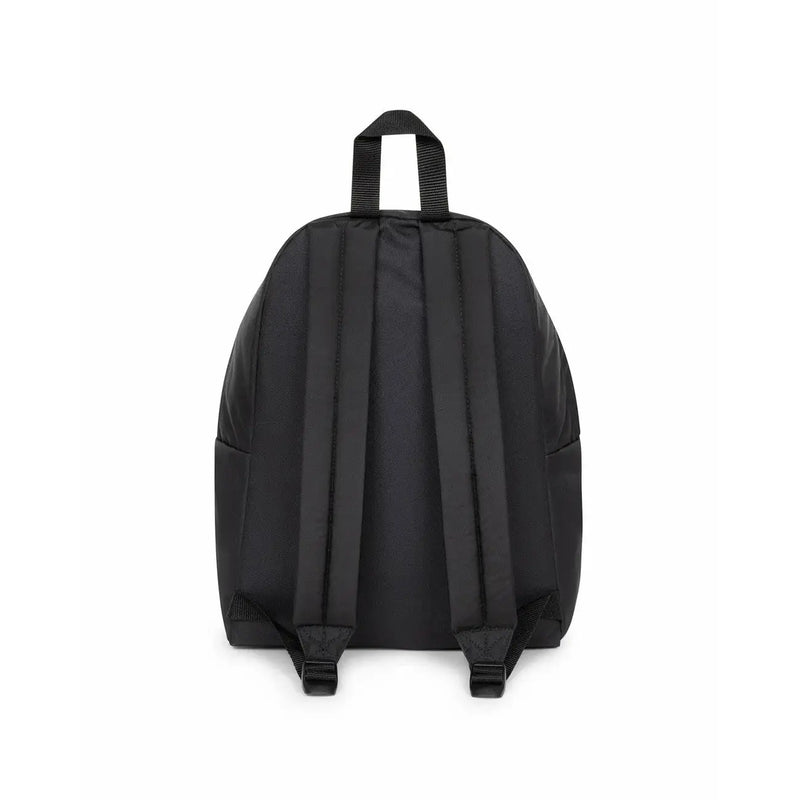 Sac à dos Eastpak pour homme en nylon noir, au design minimaliste et aux bretelles réglables, vue de face