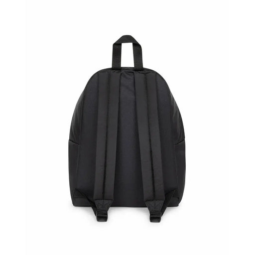 Sac à dos Eastpak pour homme en nylon noir, au design minimaliste et aux bretelles réglables, vue de face