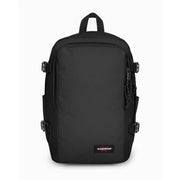 Sac à dos noir Eastpak pour homme, au design minimaliste et élégant, fabriqué en polyamide résistant, dimensions 40 x 25 x 20 cm.