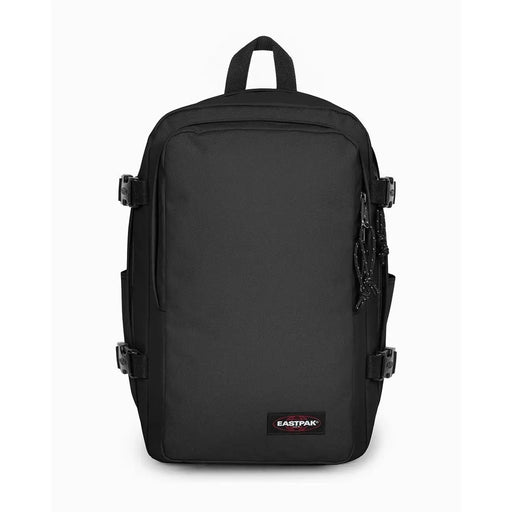 Sac à dos noir Eastpak pour homme, au design minimaliste et élégant, fabriqué en polyamide résistant, dimensions 40 x 25 x 20 cm.