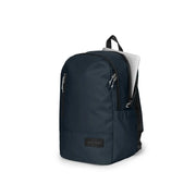 Sac à dos Eastpak bleu marine pour homme, en polyester, avec fermetures éclair noires et poche avant, dimensions : 45 x 28 x 22 cm