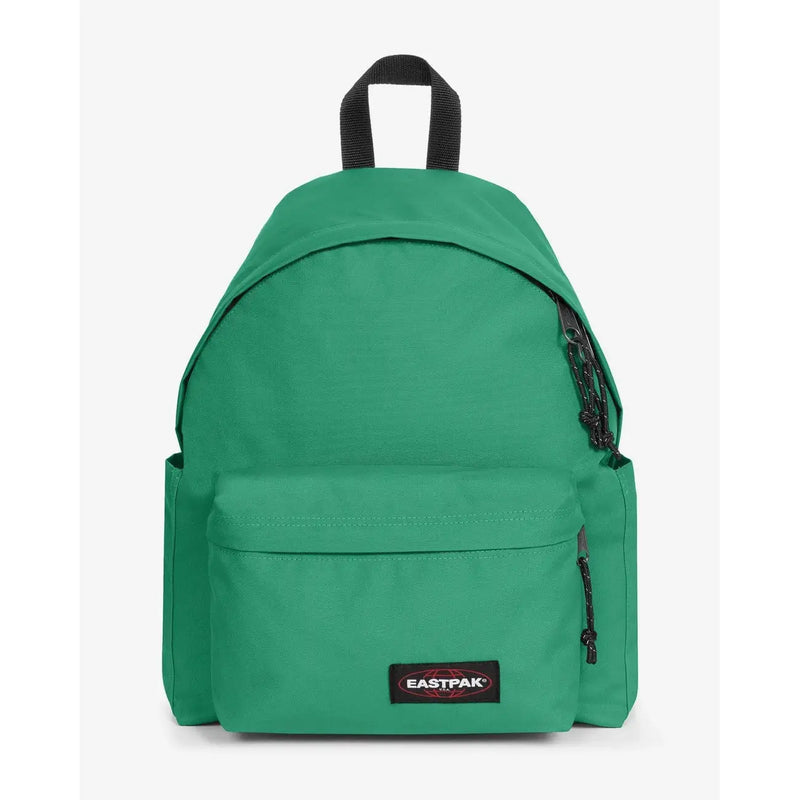 Sac à dos Eastpak pour homme, vert vif, en polyamide, avec fermetures éclair noires et housse assortie. top poignée, 40 x 30 x 18 cm