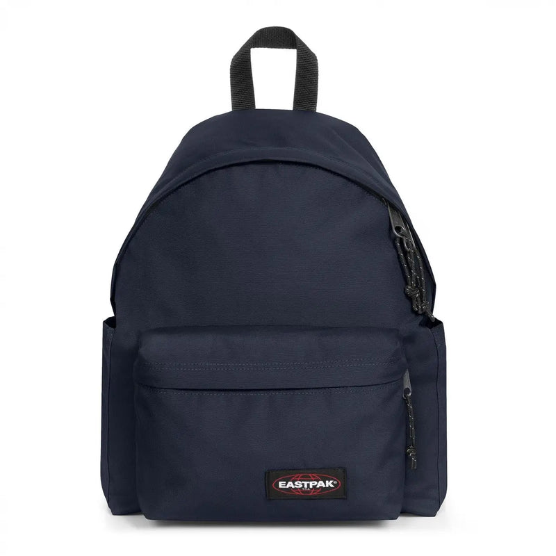 Sac à dos Eastpak pour homme en polyamide bleu marine avec fermetures éclair noires et détails assortis top poignée mesurant 40 x 30 x 18 cm