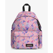 Sac à dos homme Eastpak en polyamide vert à motif floral rose, fermetures éclair et poignée noires, 40 x 30 x 18 cm