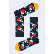 Festive Heart Patterned Socks featuring cheerful heart designs perfect for the holiday season
