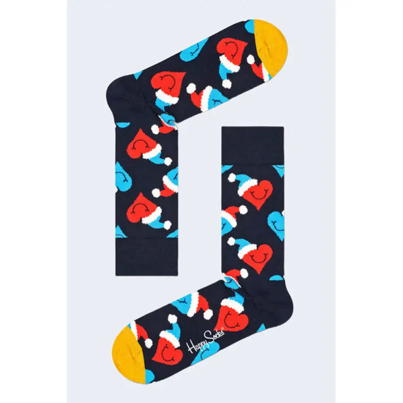 Festive Heart Patterned Socks featuring cheerful heart designs perfect for the holiday season
