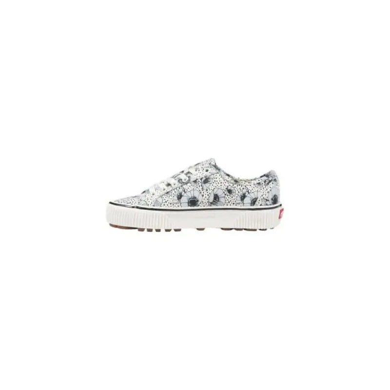 Floral patterned platform sneaker from Vans Women’s White Floral Leather Sneakers collection